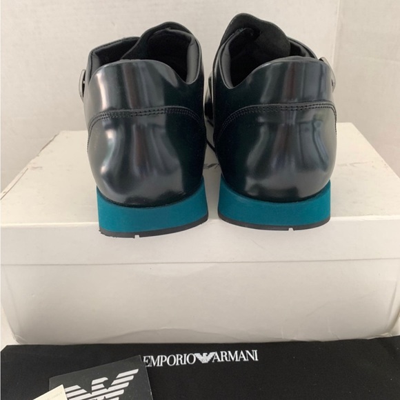 Emporio Armani Monkstrap Sneakers Men Sz 9 NWB - Picture 5 of 6